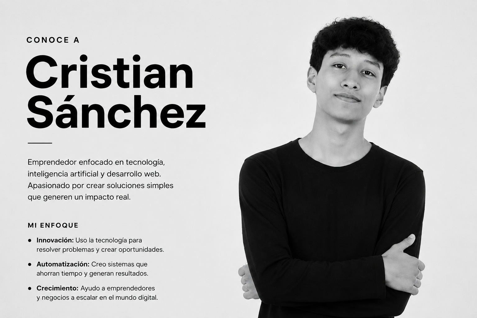 ¿Quién es Cristian Sánchez? El joven fundador detrás de Sirhex